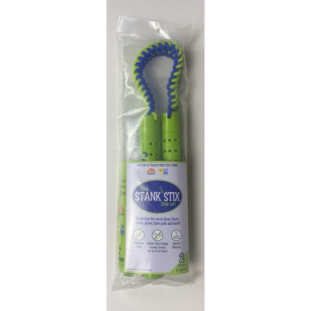 GloveStix StankStix Shoe Odor Eliminator Deodorizer - 2 Pack - Brand New NIP